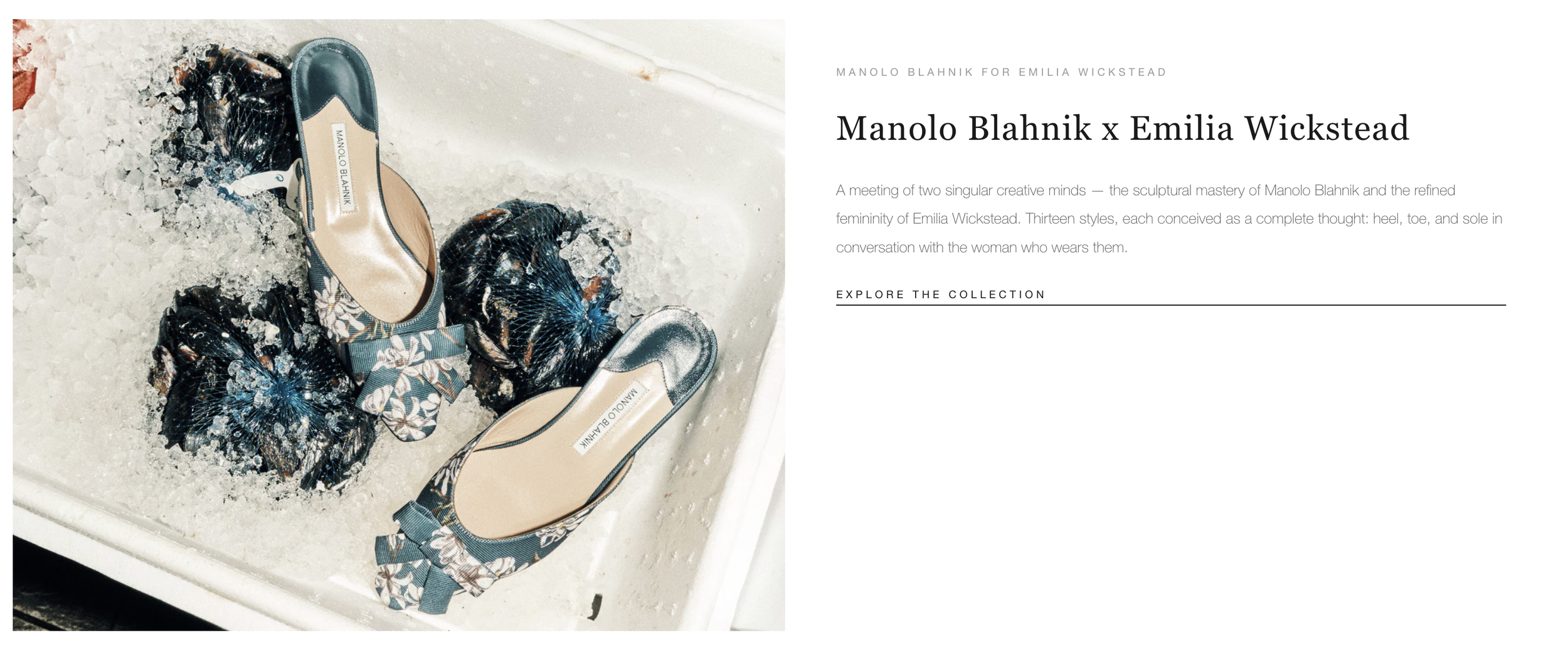 The Manolo Blahnik x Emilia Wickstead Collection - My Favorite